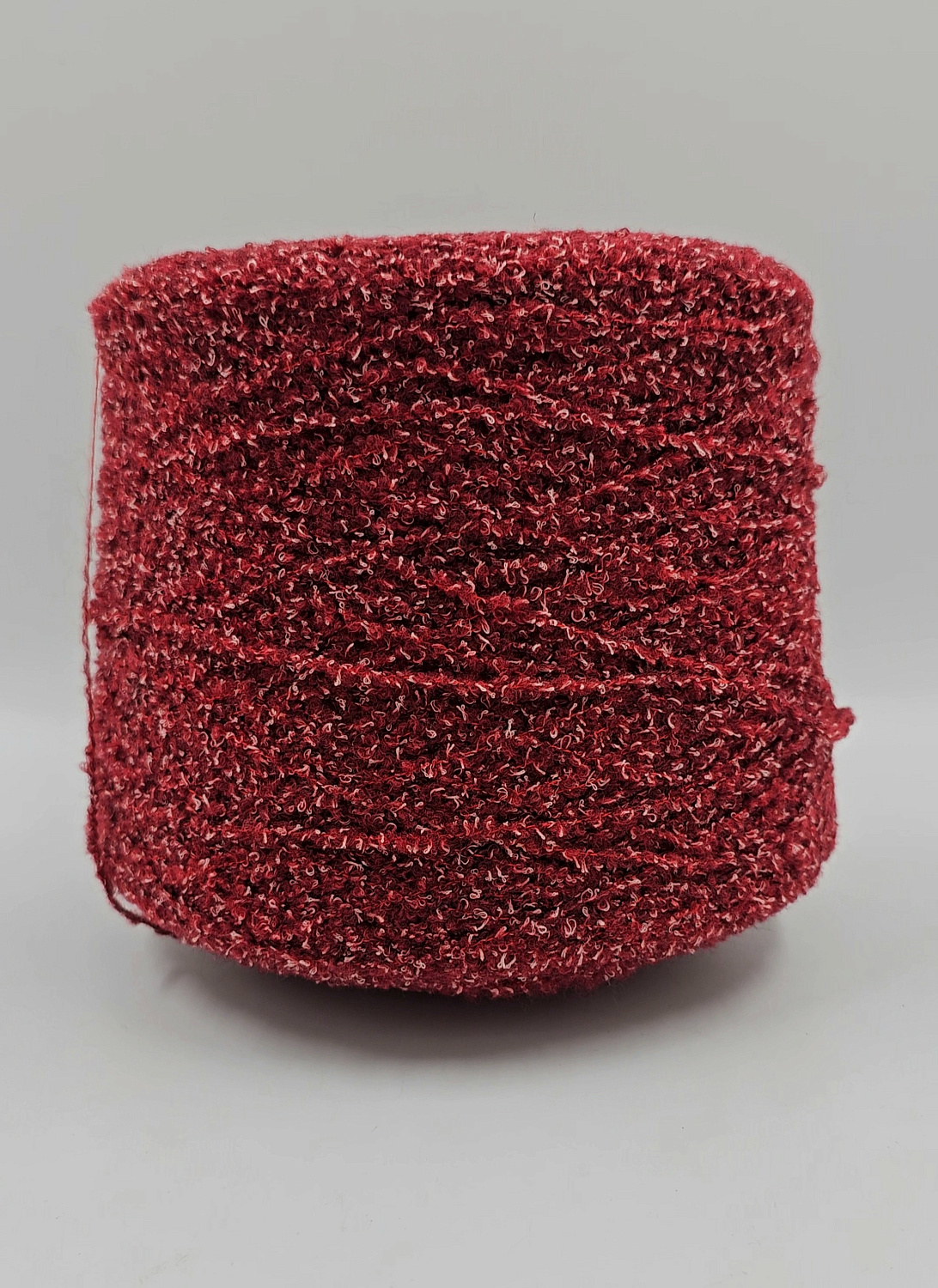 Пряжа Ermellino, Lanificio Dell Olivo,  меринос, хлопок, вискоза, цвет брусничный